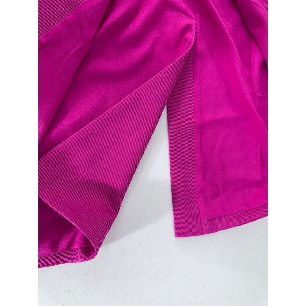 "NEW W/DEFECT" "Lovers & Friends" Hot Pink Trench Coat SZ XS Fairy Goth Blondie - Picture 13 of 16